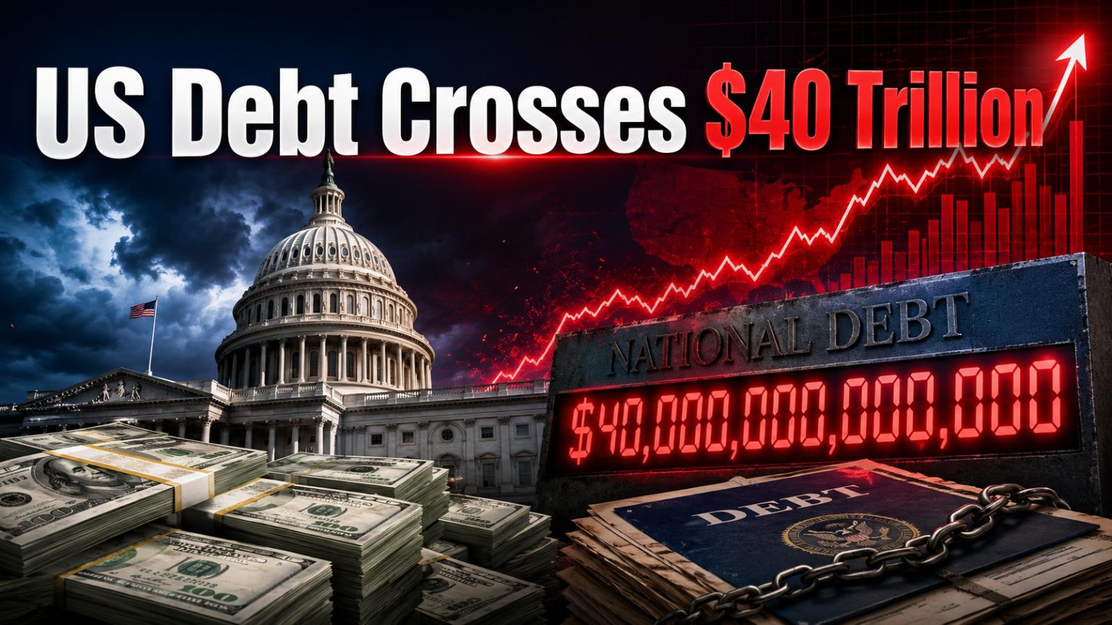 USA Debt Crosses $40 Trillion